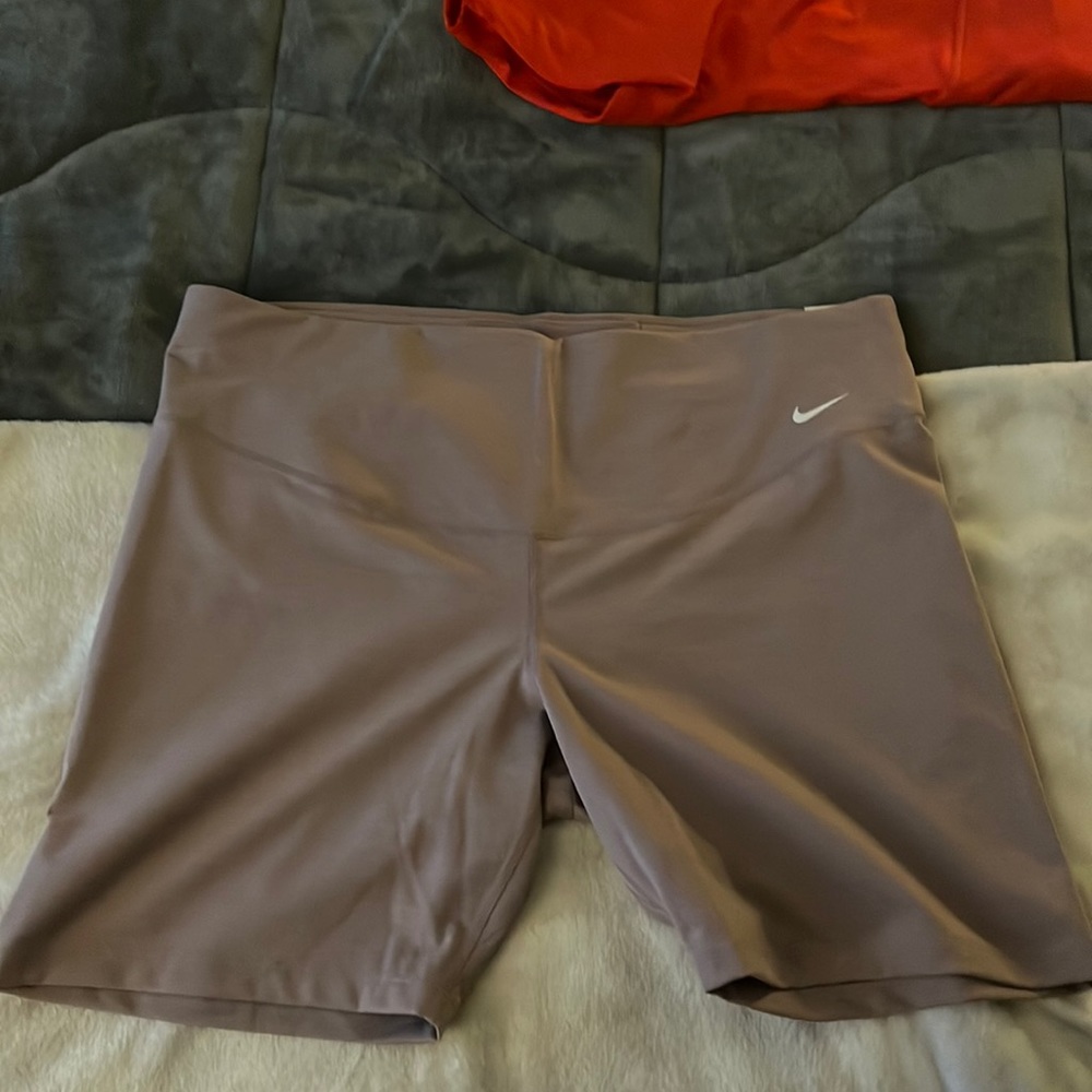 Light purple Nike biker shorts